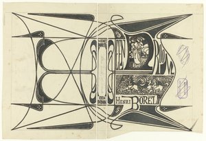 Conception de couverture pour : Henri Borel, Un rêve, 1899 - Jan Toorop