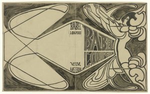 Conception de couverture pour : Louis Couperus, Babel, 1901 - Jan Toorop