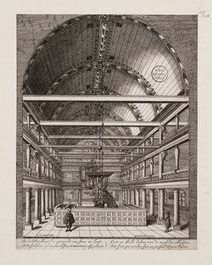 Intérieur de la synagogue portugaise à Amsterdam