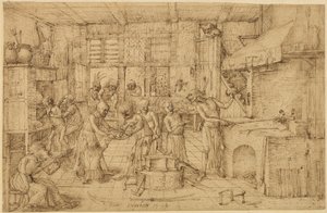 Une scène dans une forge - Jan Verbeeck