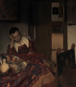 Une servante endormie - Johannes Vermeer