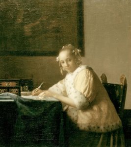 Écrivaine en jaune - Jan Vermeer van Delft