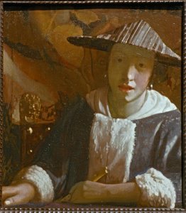 Fille avec flûte