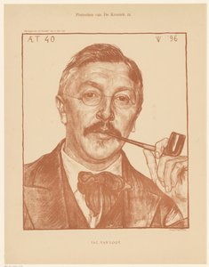 Portrait de Jac van Looij (Portretten van De Kroniek) - Jan Veth