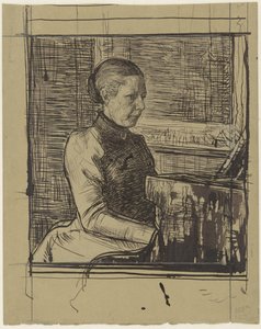 Portrait de Madame Van Marken-Matthes - Jan Veth