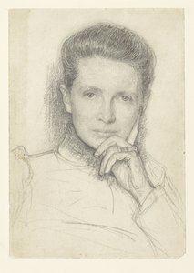 Étude pour le portrait de Mme K.C. Boxman-Winkler - Jan Veth