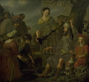 Jacob enterrant les idoles païennes