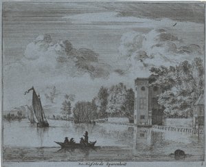 Vue de la ferme Sparenhout à Haarlem