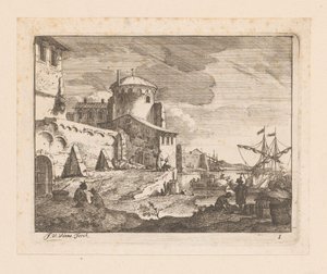 Port italien - Jan Vincentsz. van der Vinne