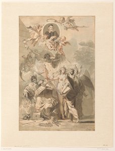 Frontispice pour Edward Simson, Chronicon Catholicon - Jan Wandelaar