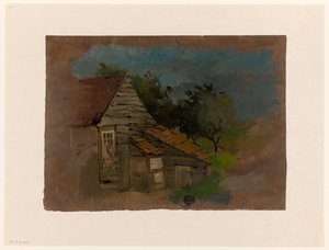 Maison paysanne avec petite grange - Jan Weissenbruch
