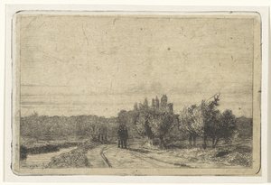 Vue de la Schenkweg depuis le Dôme - Jan Weissenbruch