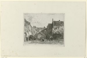 Vue sur le Binnenhof - Jan Weissenbruch