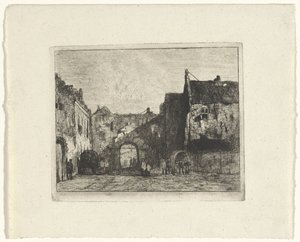Vue du Binnenhof - Jan Weissenbruch