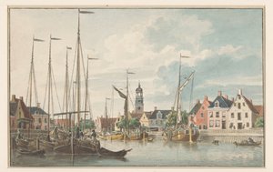 Vue de De Lemmer - Jan Weissenbruch