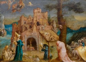 La Tentation de Saint Antoine, première moitié du 16ème siècle - Jan Wellens de Cock