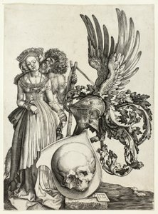 Armoiries avec un crâne - Jan Wierix