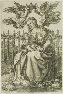 Madonna couronnée par deux anges - Jan Wierix