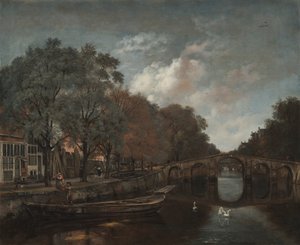 Herengracht, Amsterdam, vers 1661 - Jan Wijnants