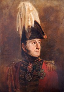 Portrait du général Lord Edward Somerset, soldat britannique, 1821 - Jan Willem Pieneman