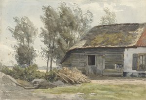 Ferme paysanne avec grange