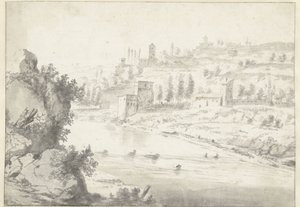Paysage avec la vallée du Rhône, près de Vienne - Jan Worst