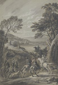 Une chasse au cerf - Jan Wyck