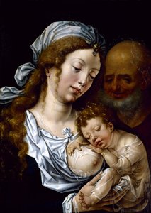 La Sainte Famille, début du 16ème siècle - Jan Gossaert