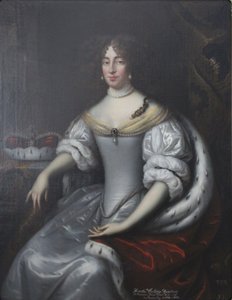 Portrait de Dorothea de Brandebourg, née de Schleswig-Holstein-Sonderburg-Glücksburg (1636-1689) - Jan de Baen