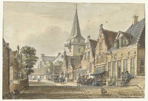 Vue du village de Harmelen