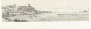 Vue de Nimègue et de la Waal