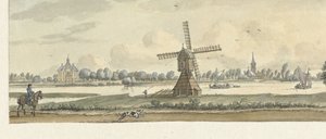 Vue de Tienhoven et de la maison Herlaar - Jan de Beijer