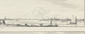 Vue sur la Lek vers les villages de Lopik, Jaarsveld, Tienhoven, Ameide et la Maison Herlaer - Jan de Beijer