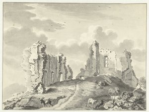 Vestiges du château de Kranendonk - Jan de Beijer