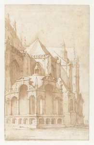 Beckeneelhuisje à la Nieuwe Kerk à Amsterdam - Jan de Bisschop