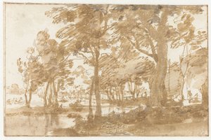En dehors du Westeinde de La Haye - Jan de Bisschop