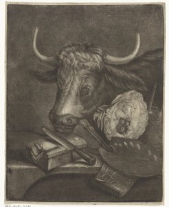 Attributs de la Guilde de Saint-Luc, 1735 - Jan de Groot