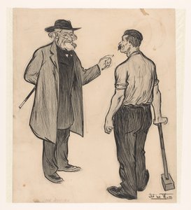 Marxiste et Travailleur - Jan de Waardt (signed by artist)