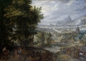 Paysage boisé - Jan the Elder Brueghel