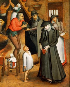 Intérieur de ferme (détail) - Jan the Elder Brueghel