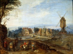 Paysage au moulin