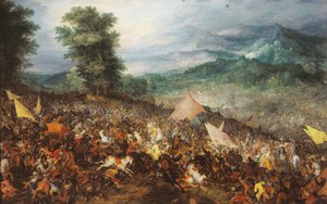 La Bataille de Gaugamèles - Jan the Elder Brueghel