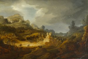 Paysage fantastique, vers 1643-1645 - Jan the Elder Lievens