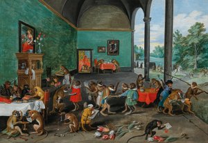 Allégorie de la Tulipomanie, milieu du 17e siècle