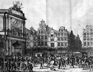 La Procession de Marie de Médicis à travers Amsterdam, de 