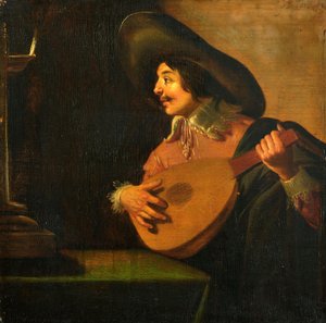 Le joueur de luth - Jan van Bijlert