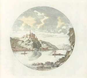 Vue du château Rheinfels sur le Rhin - Jan van Call (I)