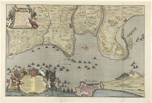 Carte du débarquement et de l