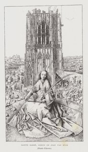 Sainte Barbe, 1437 - Jan van Eyck