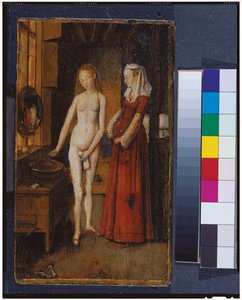 Femme à sa toilette - Jan van Eyck